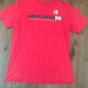 Fanatics St. Louis City SC Red Short Sleeve Tee
